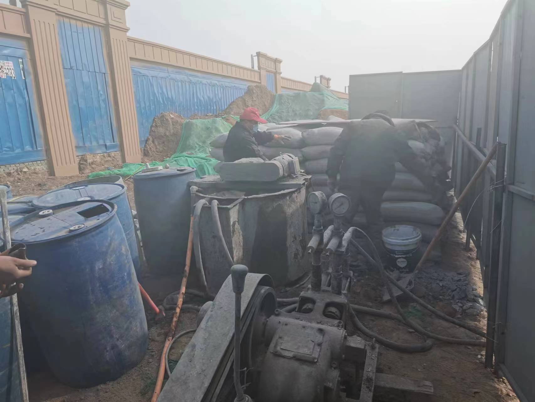 桥西地基沉降注浆加固